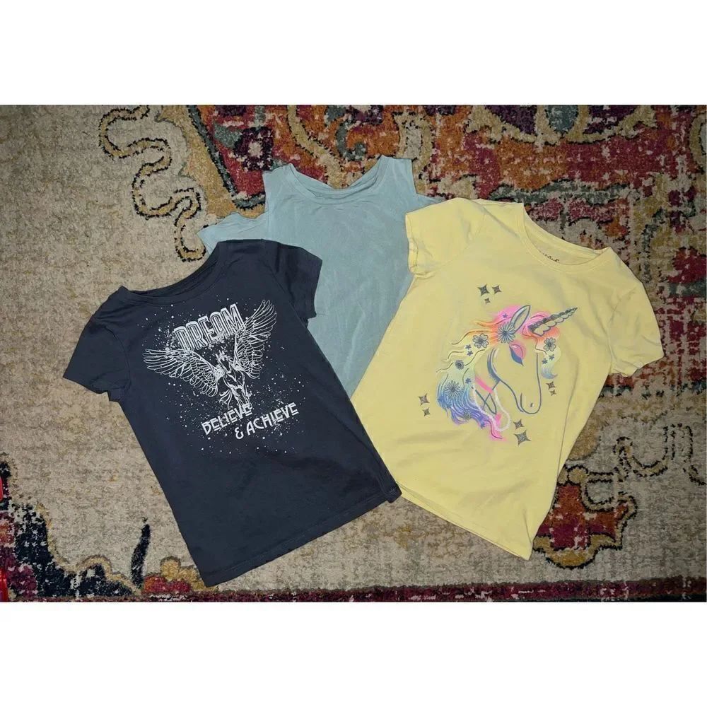 Girls’ Short Sleeve Top Bundle of 3
